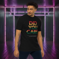 D-Kheem Heavyweight Tee Did You Care black front product image.