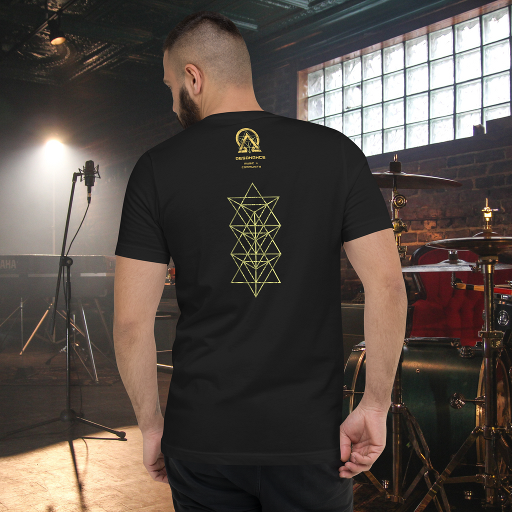 RNC Classic Signature V-Neck Tee black back product image.