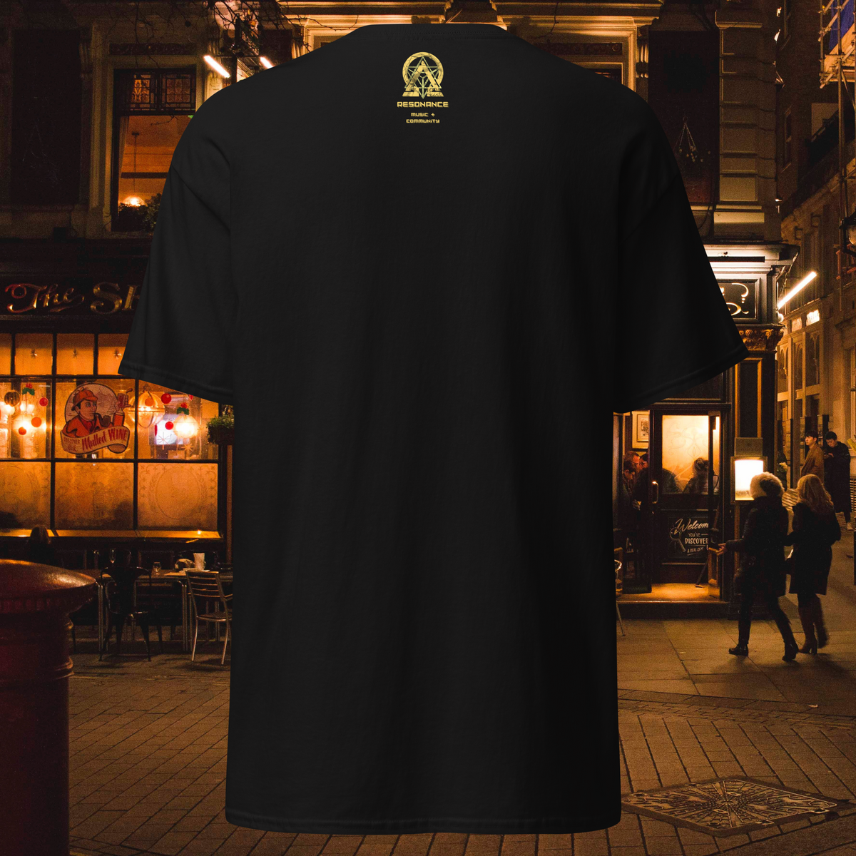 rnc4music T-Shirt „Essential“ – Schwarz Detail