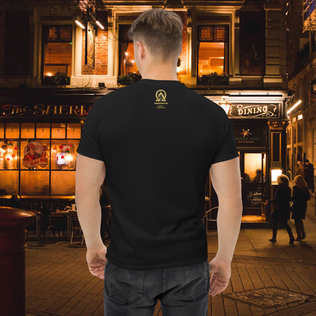 rnc4music T-Shirt „Essential“ – Schwarz Rückseite