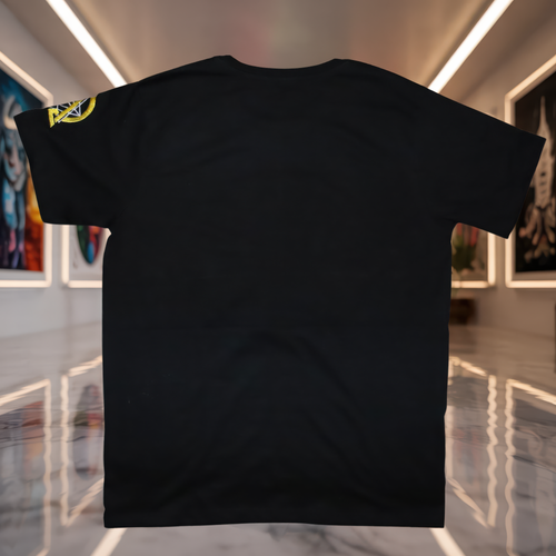 Mystic Totem UV T-Shirt black back product image.
