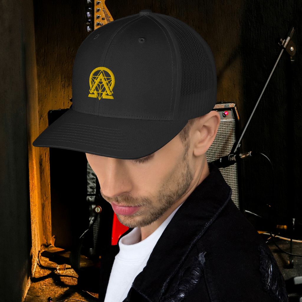 RNC Essential Artist's Trucker Cap black side product image.
