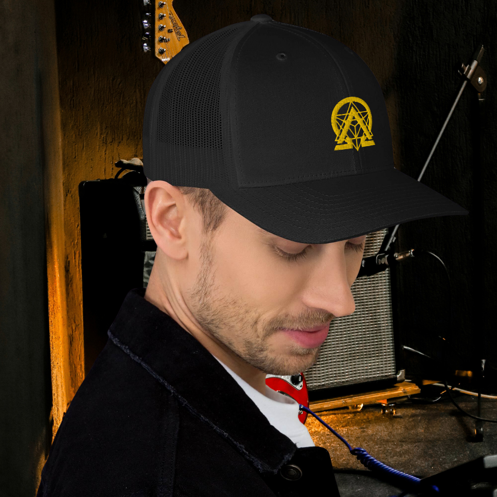 RNC Essential Artist's Trucker Cap black back product image.