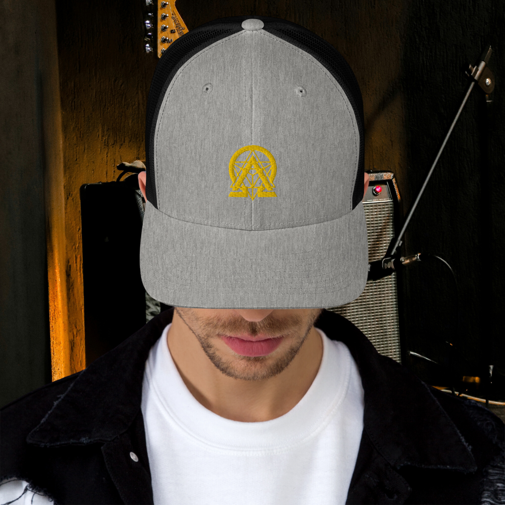 RNC Essential Artist's Trucker Cap navy back product image.