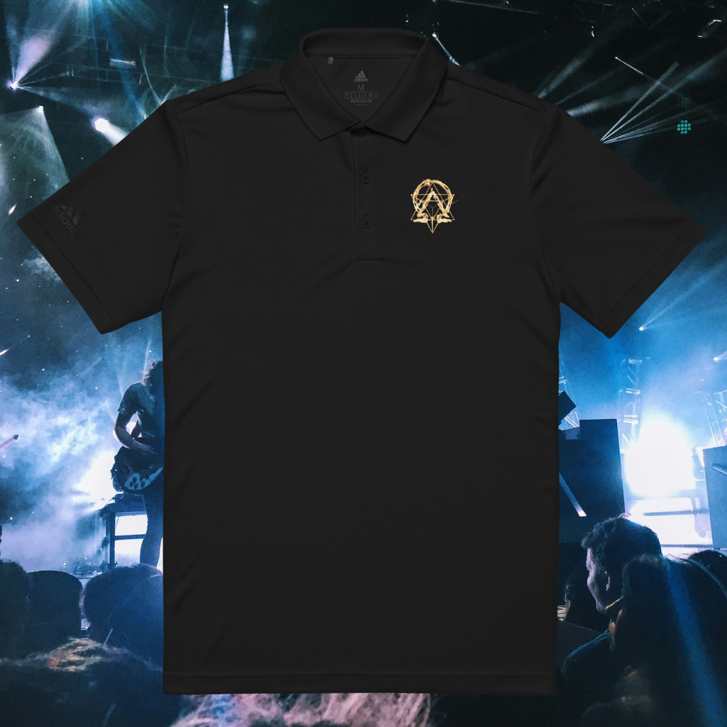 rnc4music Vereins-Polo – Anthrazit Seitenansicht