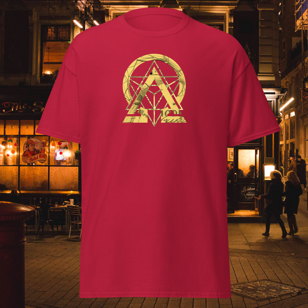 rnc4music T-Shirt „Essential“ – Kardinalrot