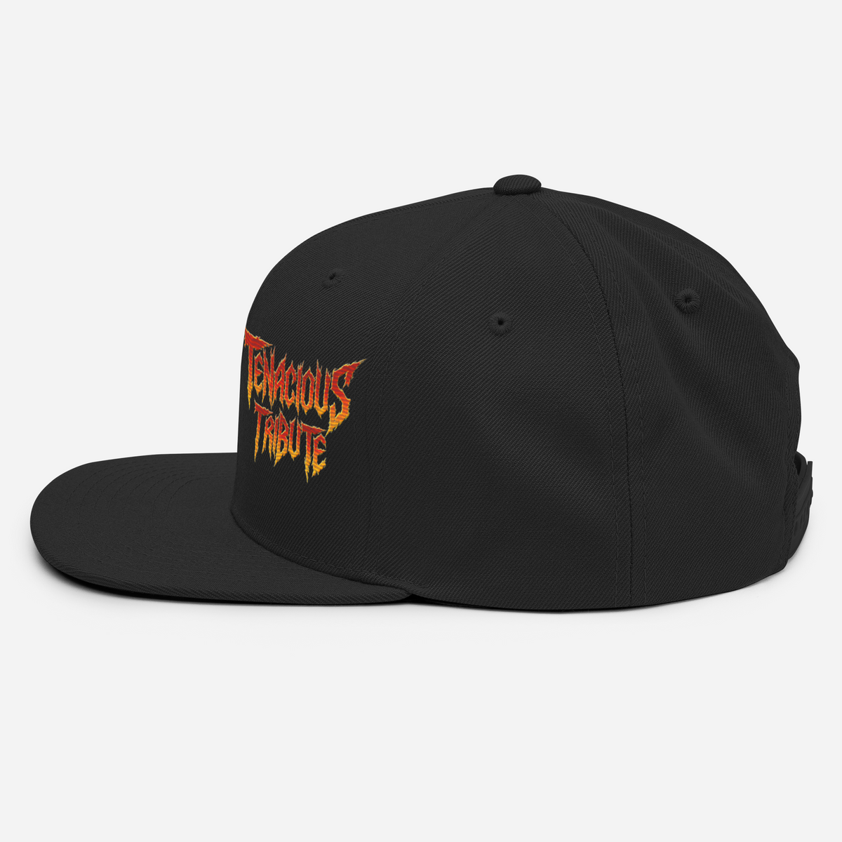 Tenacious Tribute Snapback Hat navy side product image.