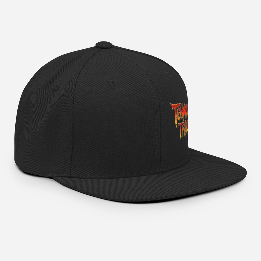 Tenacious Tribute Snapback-Cap – Schwarz Vorderseite