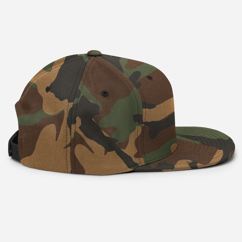 Tenacious Tribute Snapback-Cap – Grün-Camouflage rechte Seite