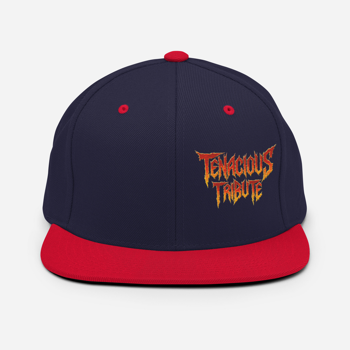 Tenacious Tribute Snapback-Cap – Navy/Rot Vorderseite