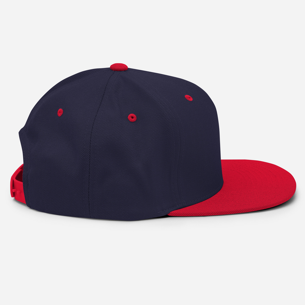 Tenacious Tribute Snapback-Cap – Navy/Rot rechte Seite