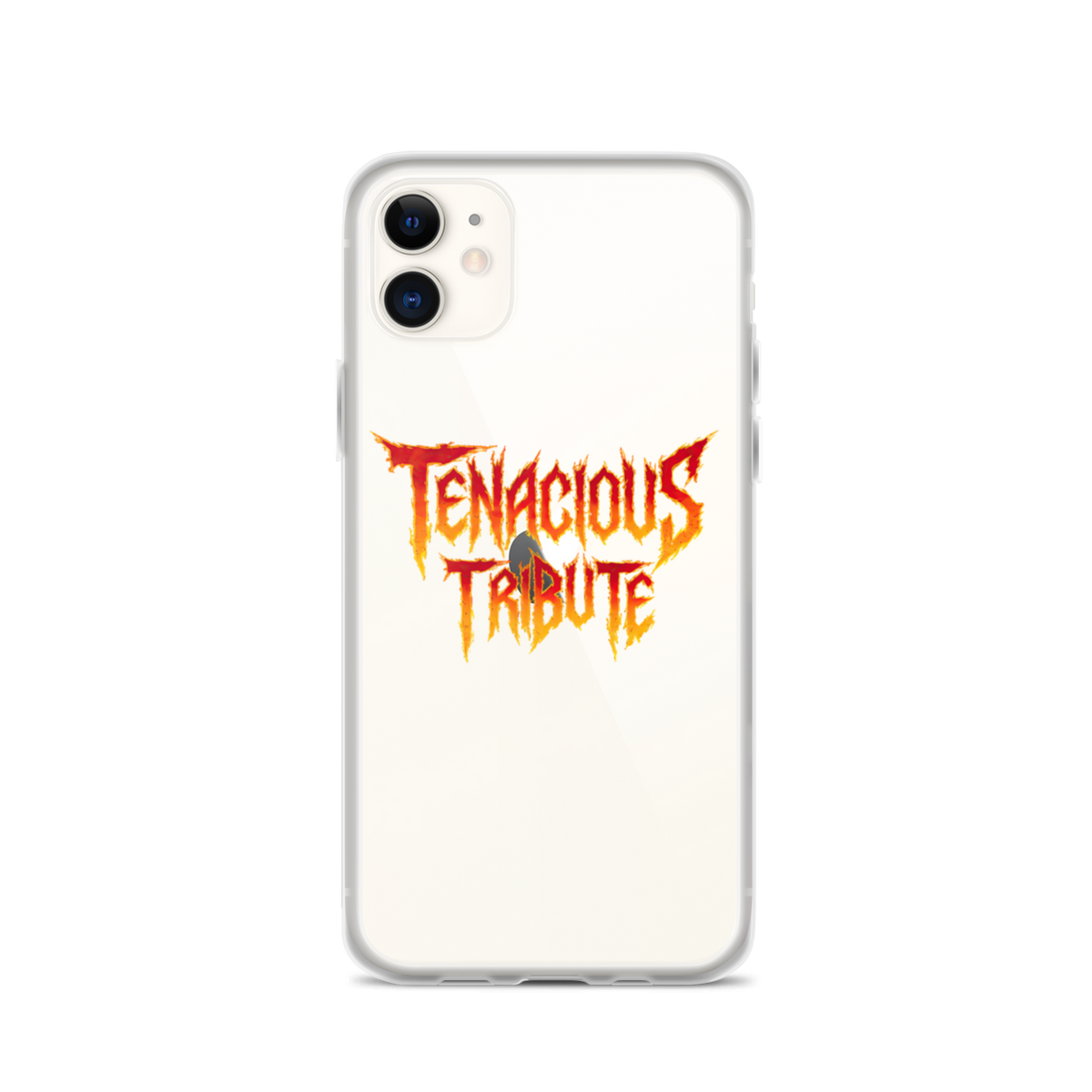 Clear Case for iPhone hand product image.