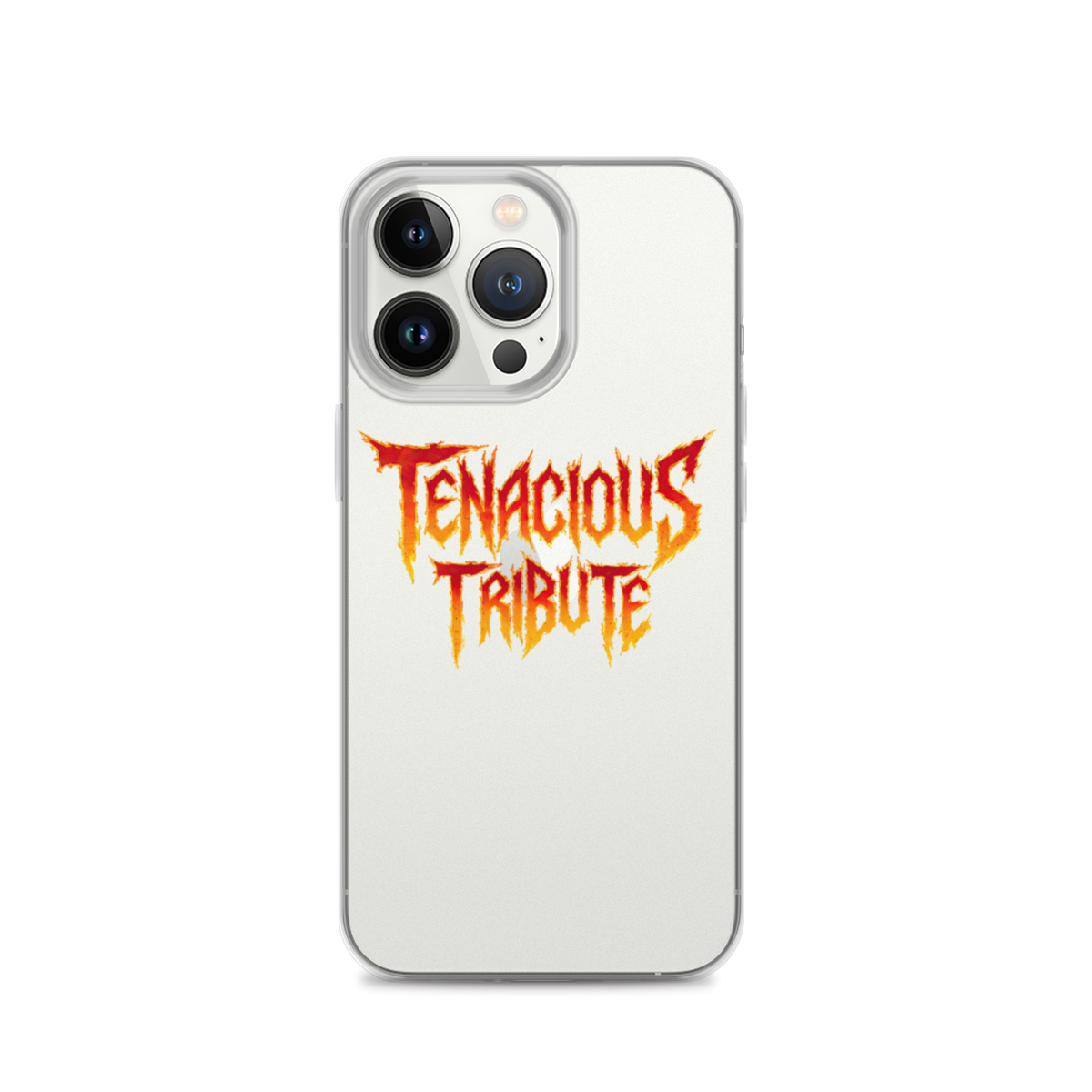 Resonance Clear Case for iPhone 13 Pro on phone view.