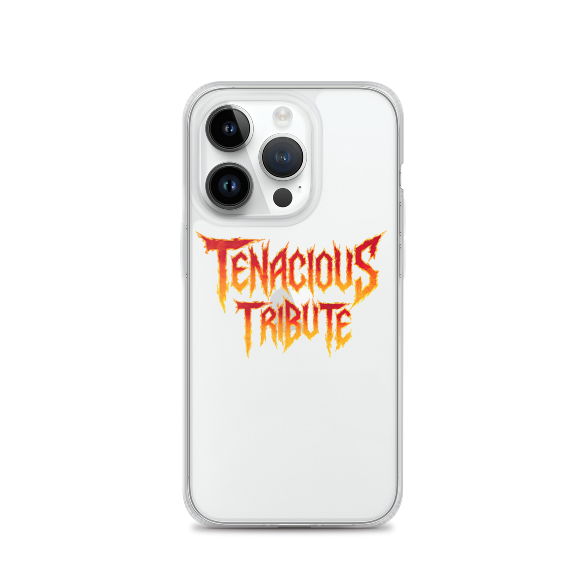 Resonance Clear Case for iPhone 14 Pro on phone view.