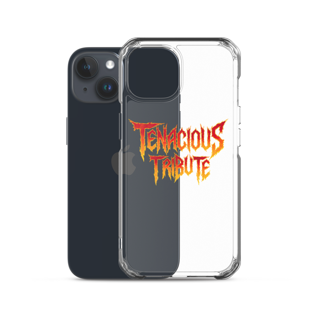 Resonance Clear Case for iPhone 15 with phone view.