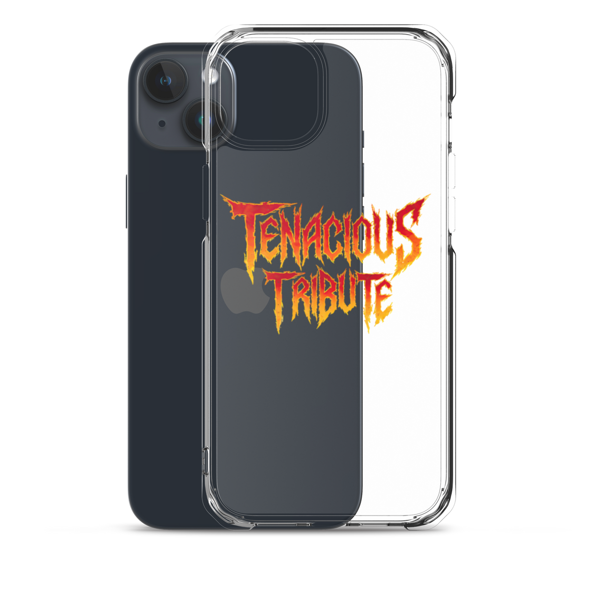 Resonance Clear Case for iPhone 15 Plus with phone view.