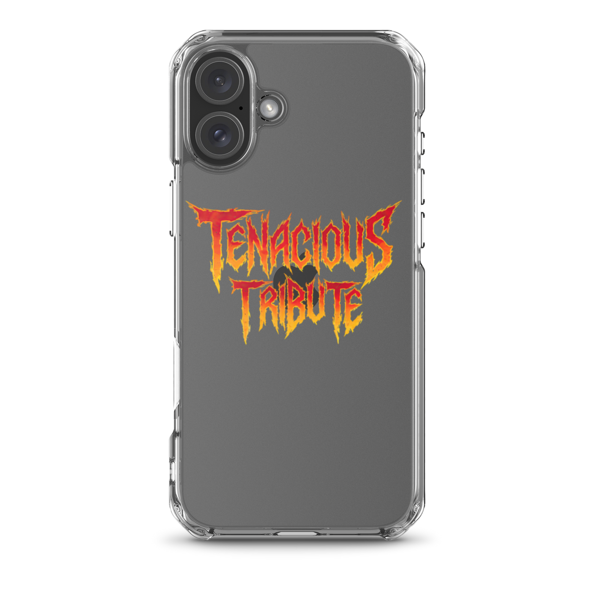 Resonance Clear Case for iPhone 16 Plus on phone view.