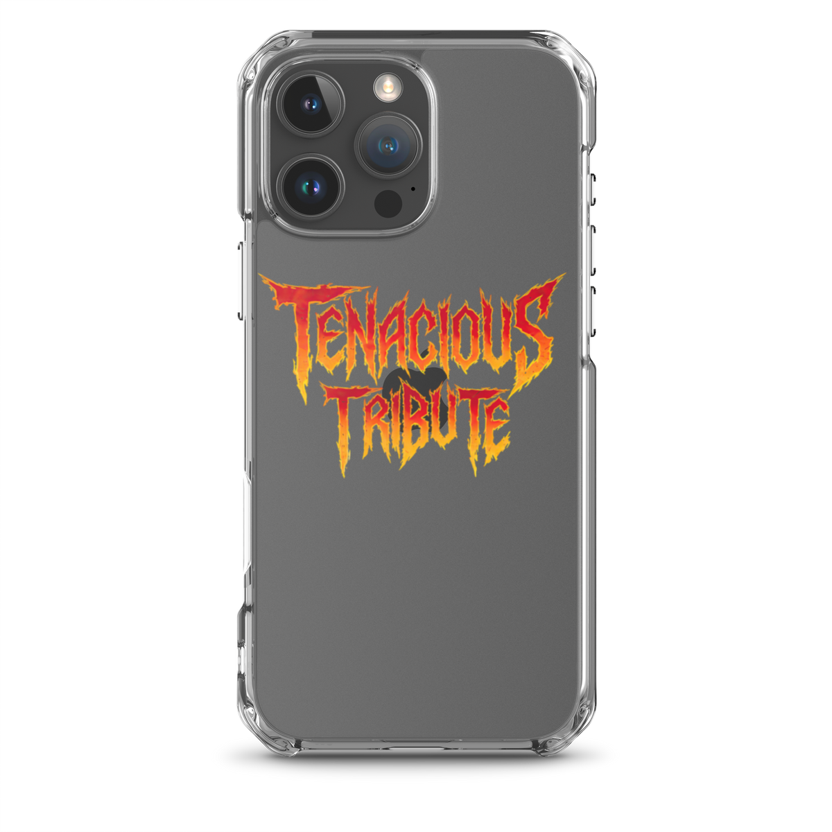 Resonance Clear Case for iPhone 16 Pro Max on phone view.