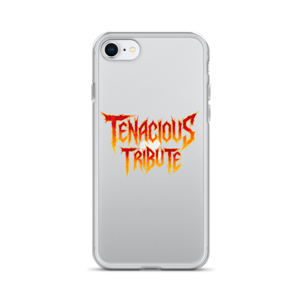Resonance Clear Case for iPhone SE on phone view.