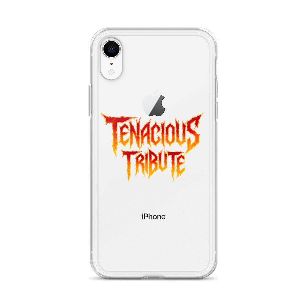 Resonance Clear Case for iPhone XR alternate on phone view.