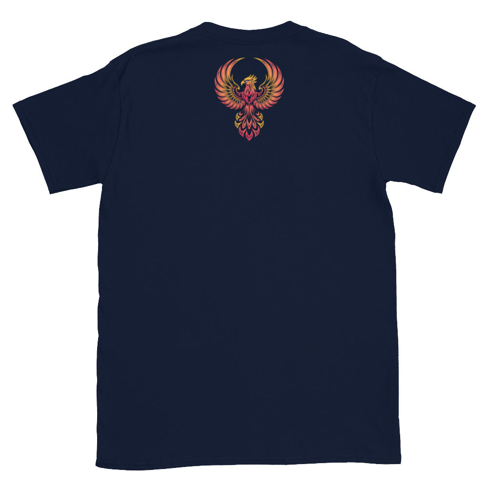 Tenacious Tribute T-Shirt white front product image.
