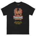 Tenacious Tribute Logo Tee black front product image.