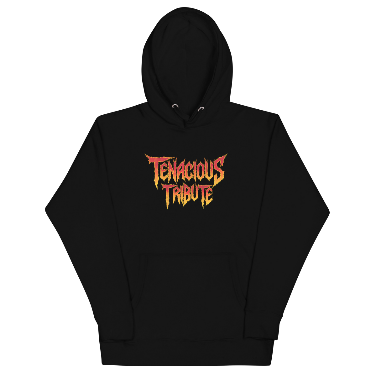 Resonance Unisex Hoodie black front product image.