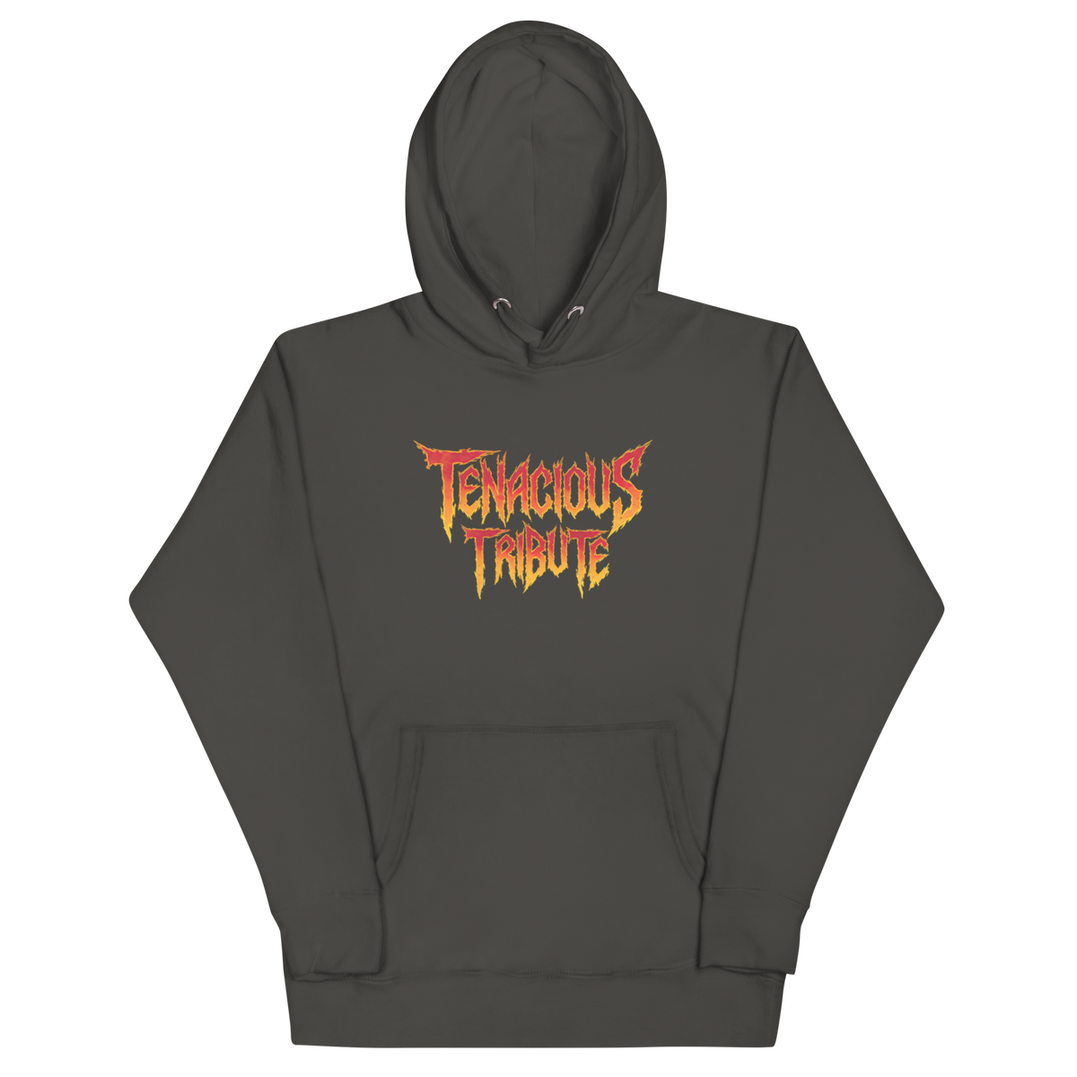 Resonance Unisex Hoodie charcoal front product image.