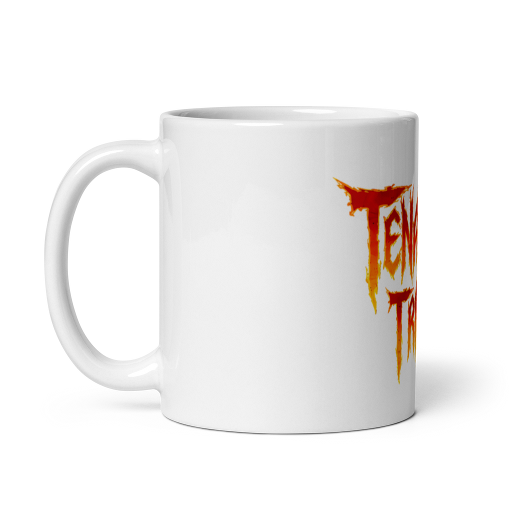Resonance White Glossy Mug handle product image.